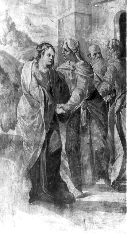 visitazione (dipinto) di Gentileschi Orazio (e aiuti) (sec. XVI)