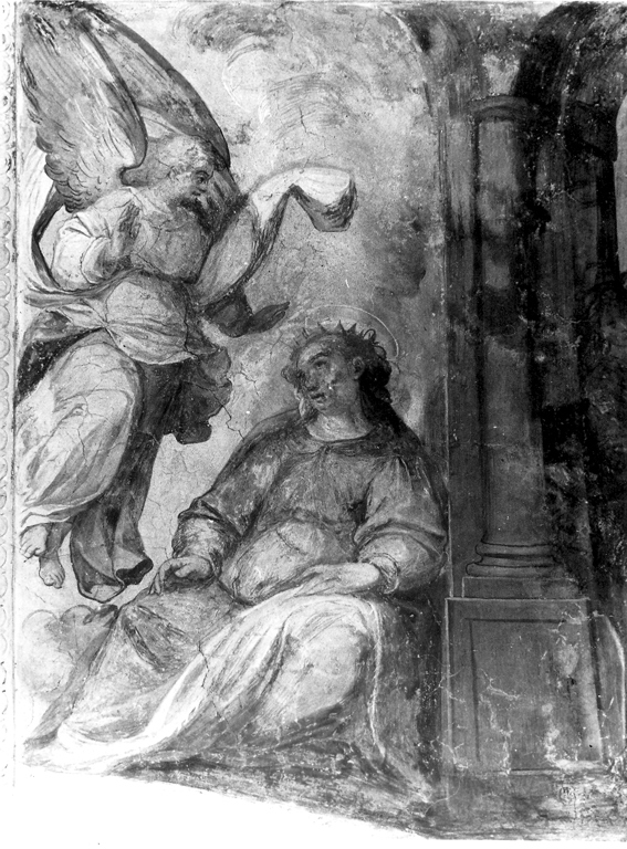 sogno di Sant'Orsola (dipinto) di Gentileschi Orazio (e aiuti) (sec. XVI)