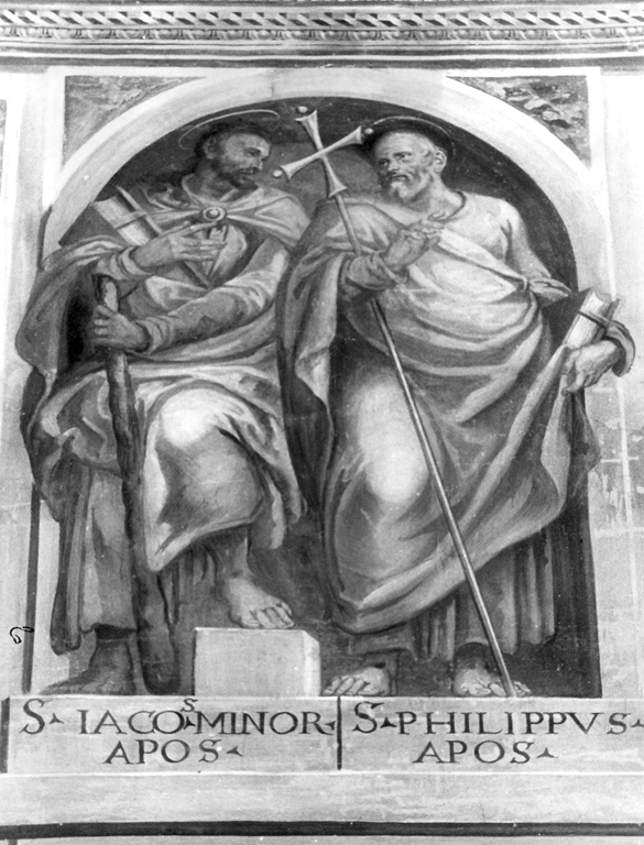 Santi Giacomo e Filippo (dipinto) di Zuccari Federico (scuola), Zuccari Taddeo (scuola) (sec. XVI)