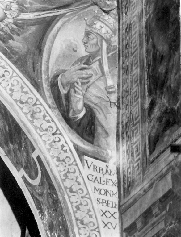 ritratti di papi benedettini (decorazione pittorica, ciclo) di Zuccari Federico (scuola), Zuccari Taddeo (scuola) (sec. XVI)