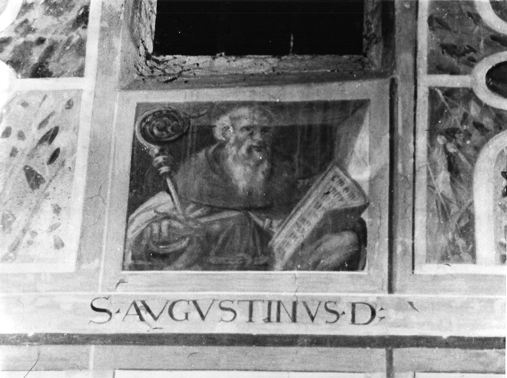 Sant'Agostino (dipinto) di Zuccari Taddeo (scuola), Zuccari Federico (scuola) (sec. XVI)