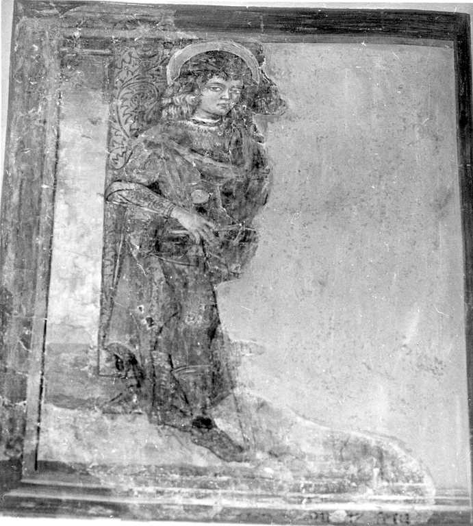 San Giorgio (dipinto, elemento d'insieme) di Pietro Alamanno (cerchia) (sec. XVI)