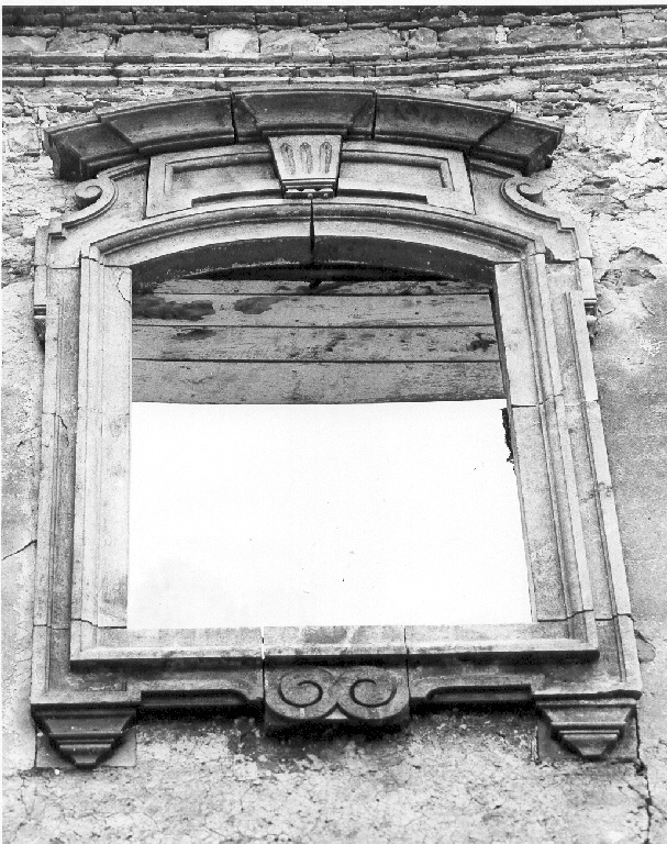 mostra di finestra - ambito laziale (sec. XVII)