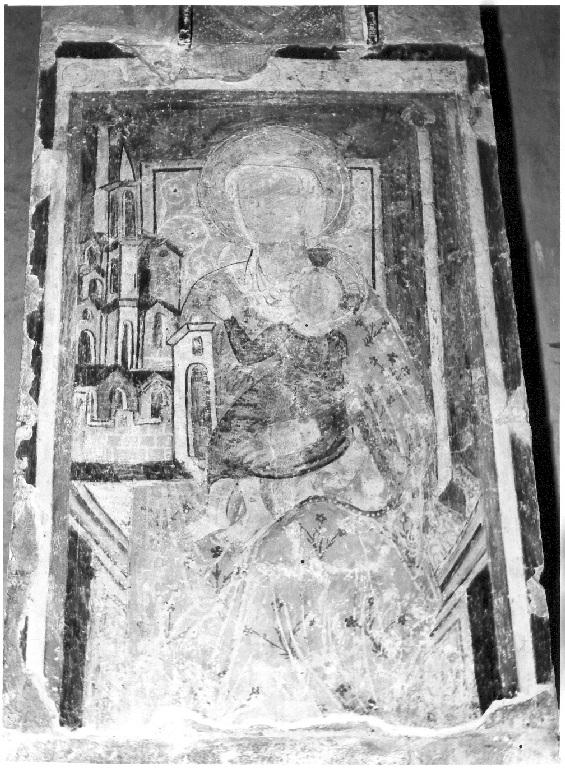 Madonna in trono con Bambino (dipinto) - ambito umbro-marchigiano (secondo quarto sec. XV)