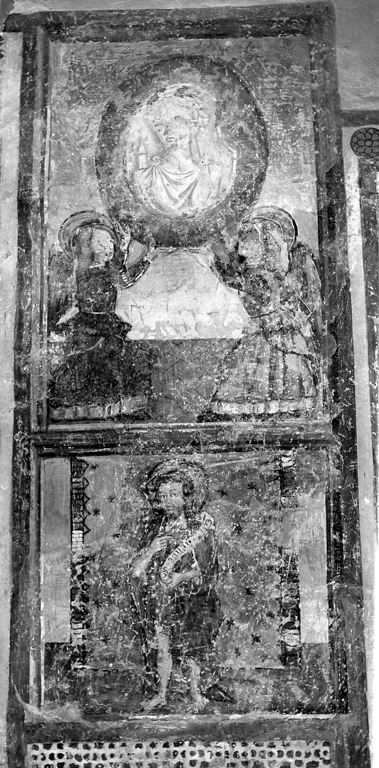 San Giovanni Battista (dipinto, complesso decorativo) - ambito umbro-marchigiano (inizio sec. XV)