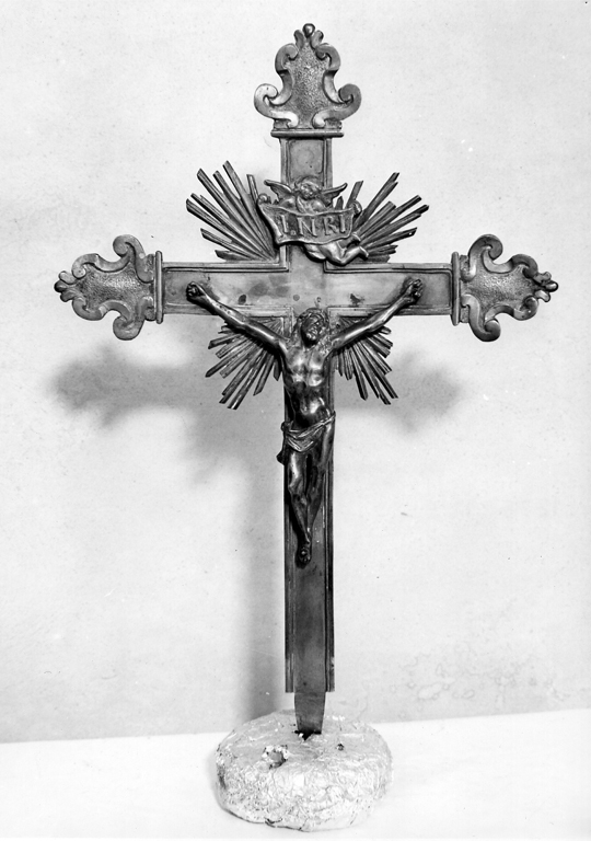 croce processionale - ambito laziale (sec. XIX)