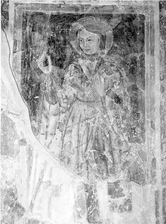 Santo (dipinto, opera isolata) - ambito abruzzese (inizio sec. XV)
