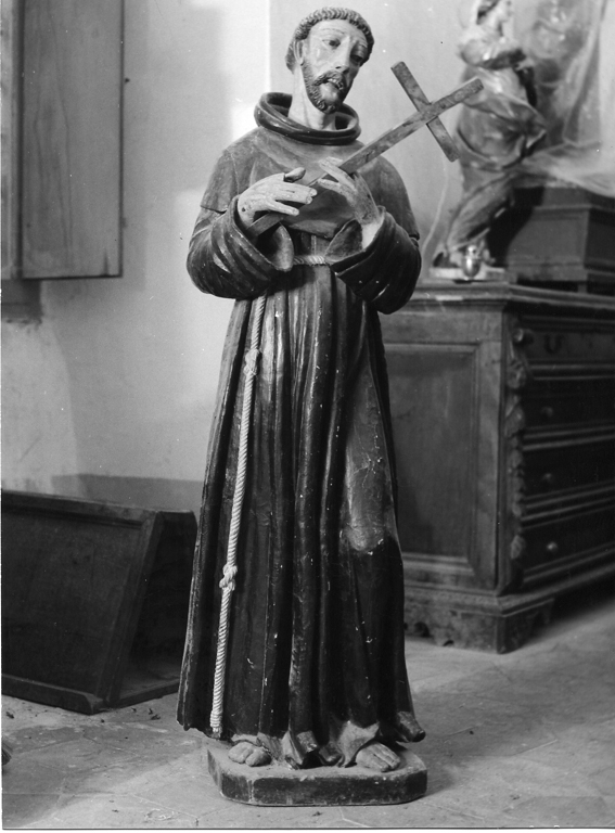 San Francesco (statua, opera isolata) - ambito laziale (sec. XVIII)
