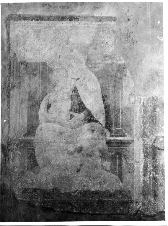Madonna in trono (dipinto) - ambito umbro (sec. XVI)