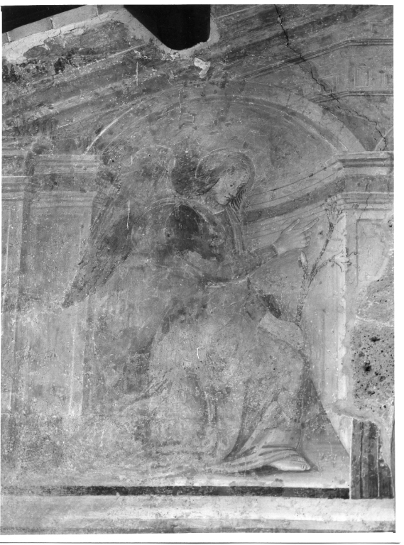 angelo annunciante (dipinto) - ambito umbro (sec. XVI)