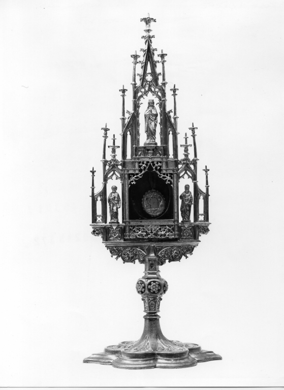 reliquiario architettonico - ad altarolo - manifattura romana (sec. XV)