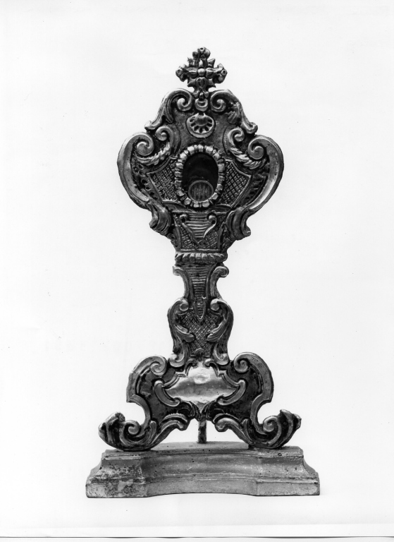 reliquiario - a ostensorio - manifattura romana (seconda metà sec. XVIII)