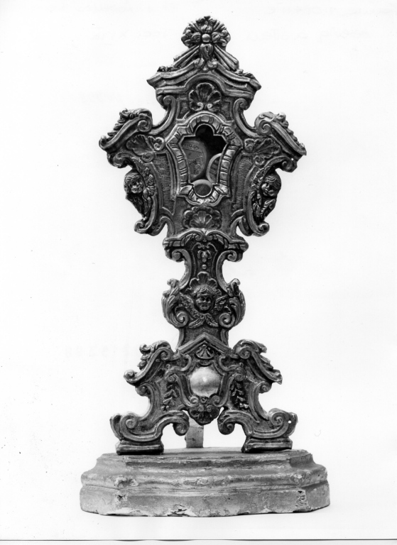 reliquiario - a ostensorio - manifattura romana (metà sec. XVII)