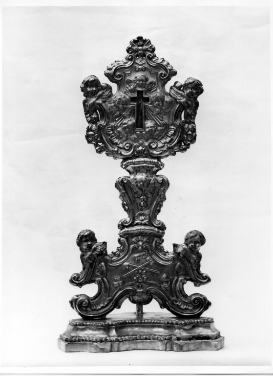 reliquiario - a ostensorio - manifattura romana (metà sec. XVIII)