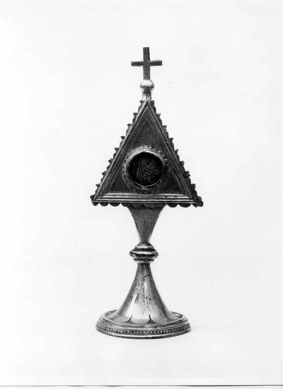 reliquiario a pisside - manifattura romana (sec. XV)