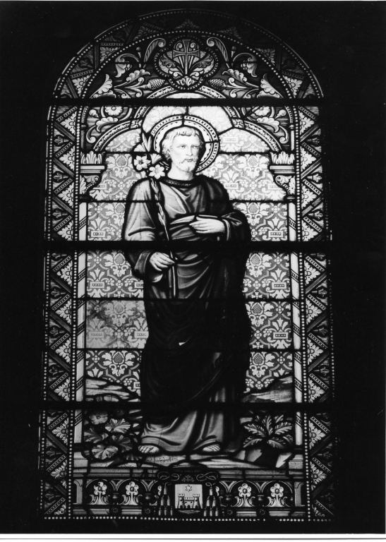 San Giuseppe (vetrata, ciclo) - ambito romano (sec. XX)
