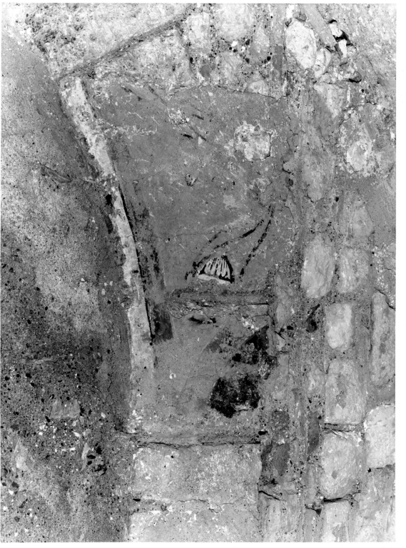 angelo con turibolo (dipinto, frammento) - ambito laziale (fine/inizio secc. XIII/ XIV)