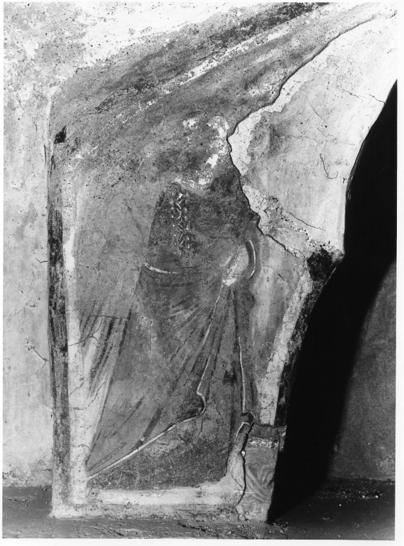 Annunciazione (dipinto, frammento) - ambito laziale (fine/inizio secc. XIII/ XIV)