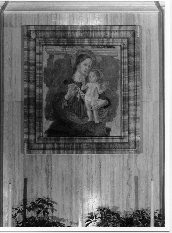 Madonna con Bambino (dipinto) - ambito romano (fine/inizio secc. XV/ XVI)