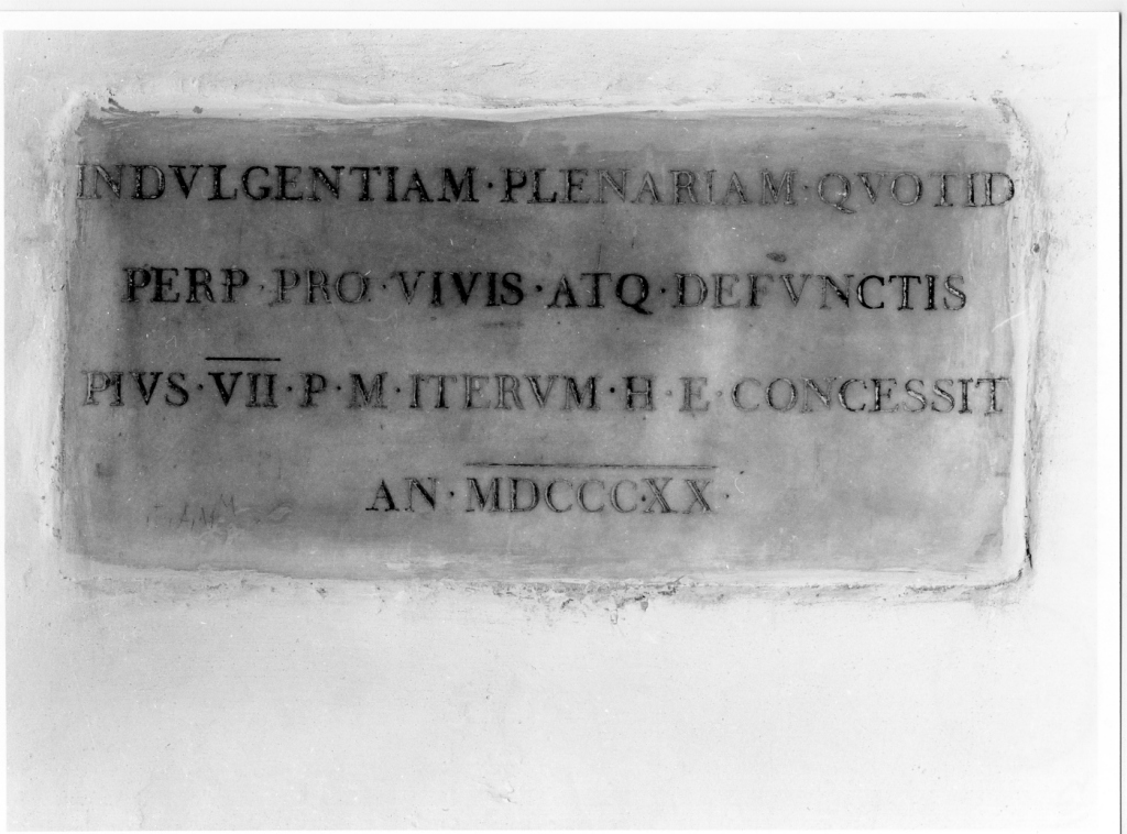 lapide - ambito romano (sec. XIX)