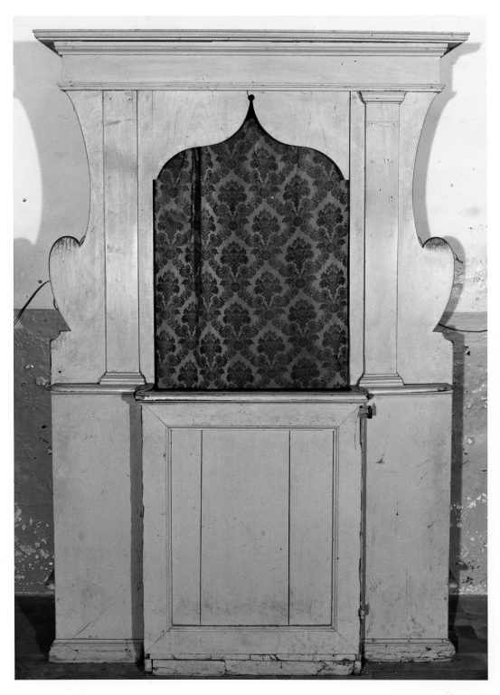 confessionale - manifattura romana (sec. XVII)