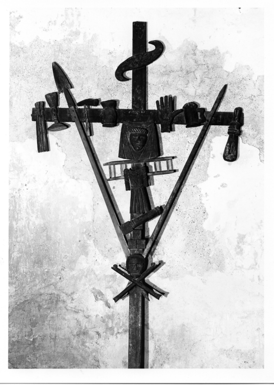 croce penitenziale - manifattura romana (fine/inizio secc. XVIII/ XIX)