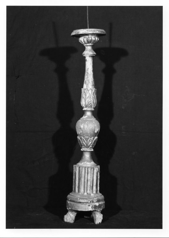 candeliere, serie - manifattura romana (fine sec. XVII)