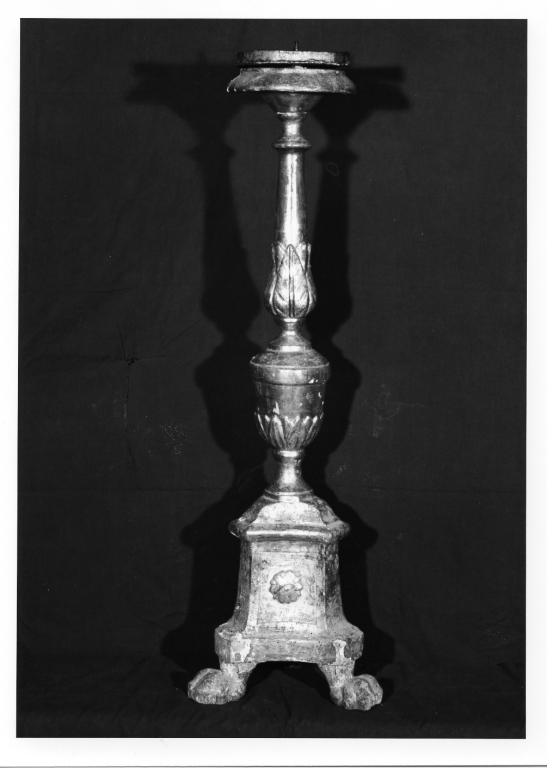 candeliere, serie - manifattura romana (fine sec. XVII)