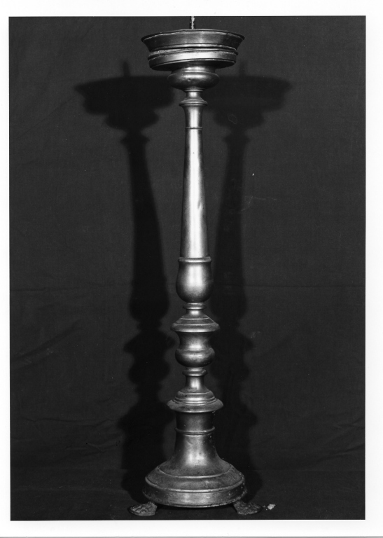 candeliere, serie - manifattura romana (seconda metà sec. XIX)