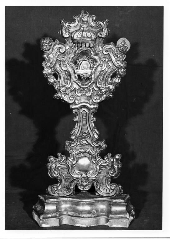 reliquiario - a ostensorio - manifattura romana (secondo quarto sec. XVIII)