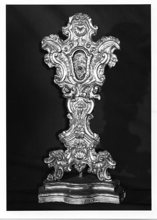 reliquiario - a ostensorio - manifattura romana (metà sec. XVIII)