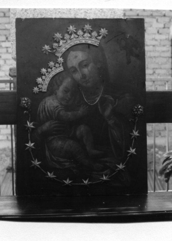 Madonna delle Grazie, Madonna con Bambino (dipinto) - ambito romano (sec. XVII)