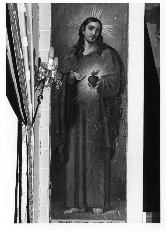 Sacro Cuore di Gesù (dipinto) - ambito laziale (sec. XIX)