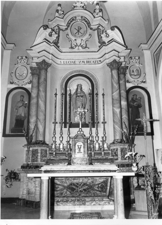 altare maggiore - ambito laziale (sec. XVIII)