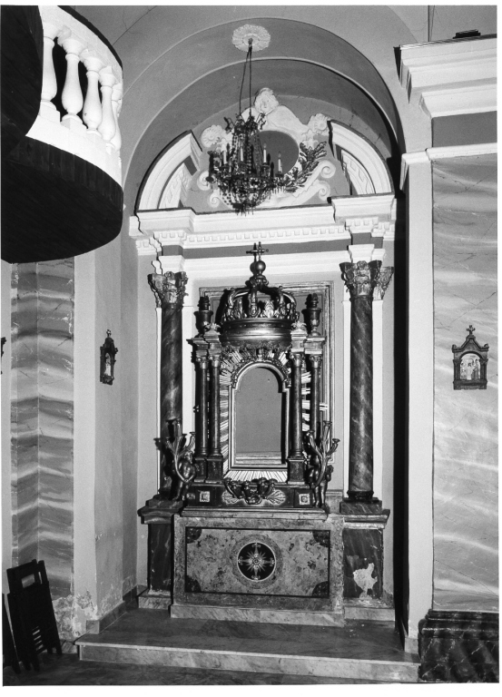 mostra d'altare - ambito laziale (sec. XVII)