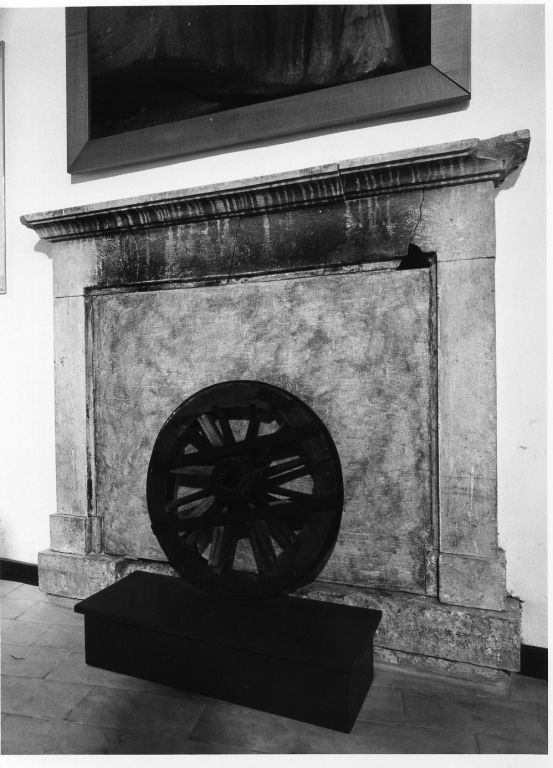 mostra di camino - ambito laziale (ultimo quarto sec. XIX)