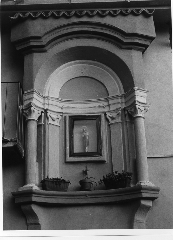 mostra di edicola - ambito romano (sec. XVIII)