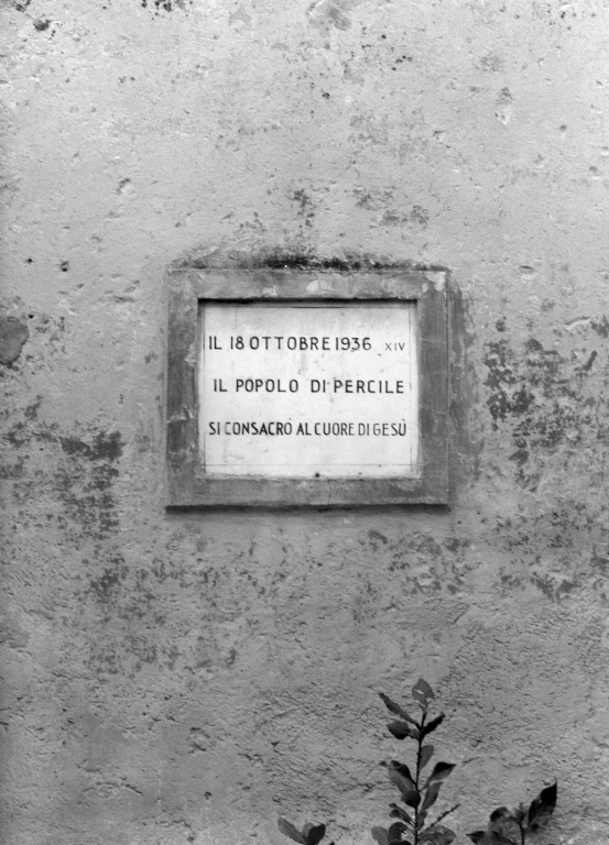 lapide - ambito laziale (sec. XX)