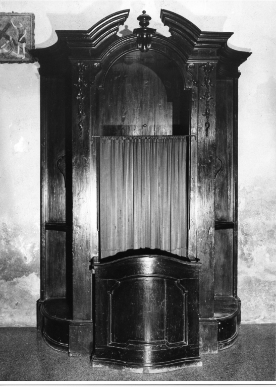 confessionale - ambito romano (sec. XIX)