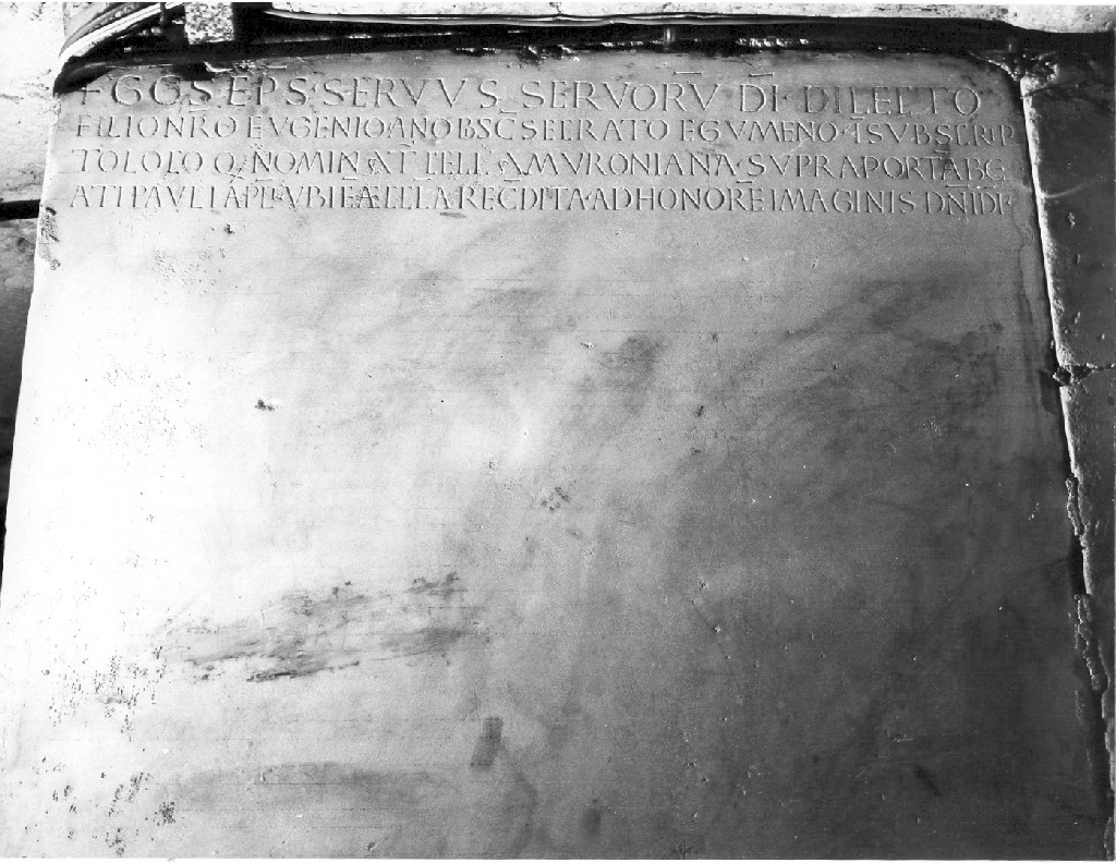 lapide - ambito longobardo (sec. IX)