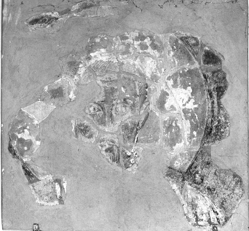 San Pietro (dipinto, frammento) - ambito romano (seconda metà sec. VII)