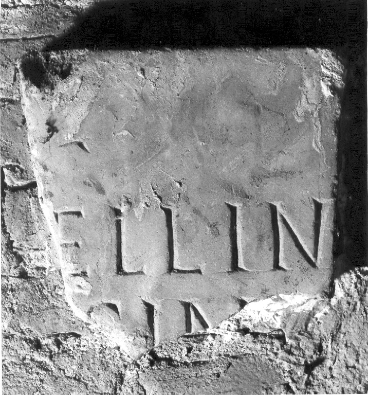 lapide, frammento - ambito romano (secc. III/ IV)