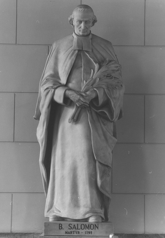 Beato Salomon (statua) di Tadolini Enrico (sec. XX)