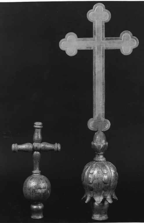 croce processionale - ambito laziale (sec. XIX)