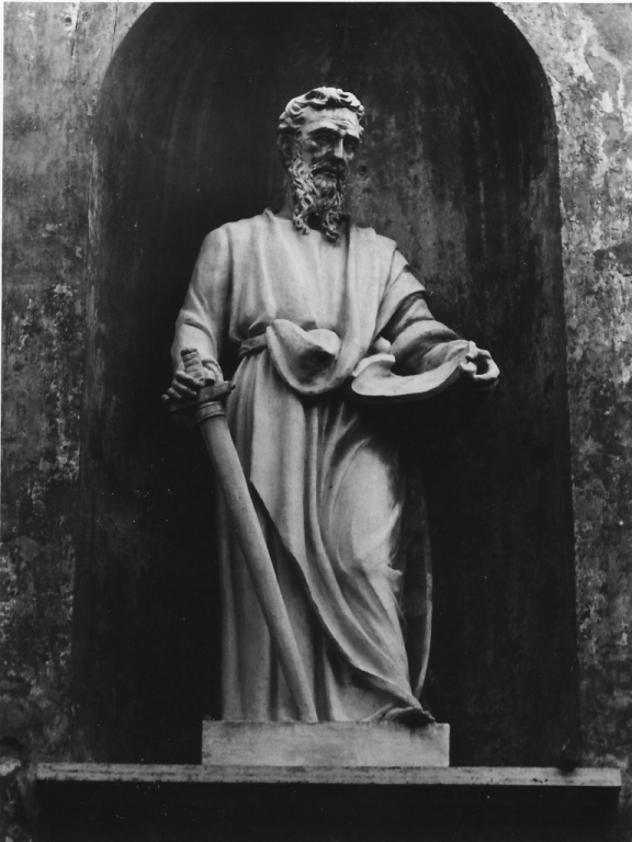 San Paolo (statua) - ambito laziale (inizio sec. XX)