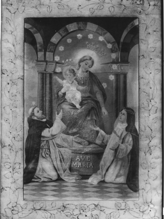 Madonna di Pompei (stendardo processionale) - ambito napoletano (inizio sec. XX)