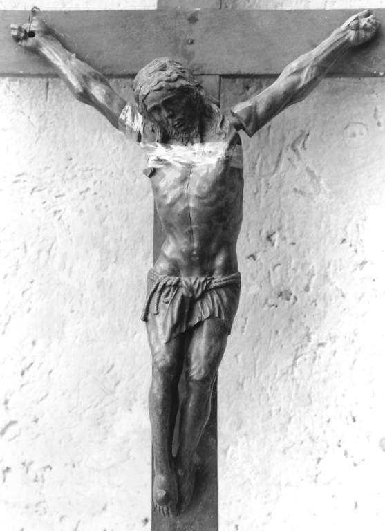 Cristo crocifisso (scultura) - manifattura laziale (seconda metà sec. XIX)
