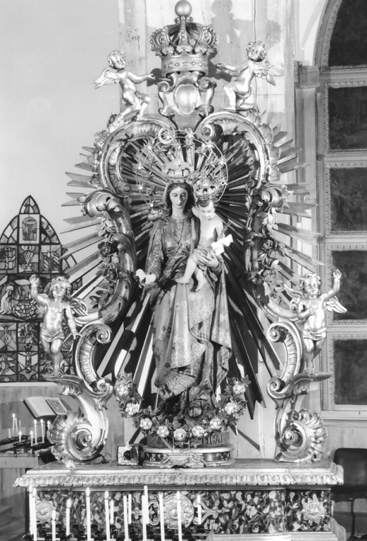 Madonna delle rose, Madonna Immacolata con il Bambino (statua processionale) - ambito laziale (seconda metà sec. XIX)