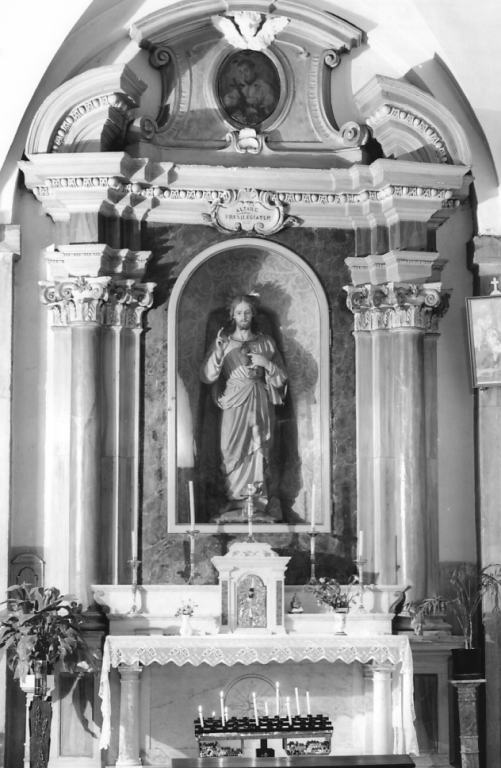 altare - manifattura laziale (fine/inizio secc. XVII/ XVIII)