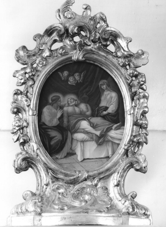 morte di San Giuseppe (dipinto) - ambito romano (fine/inizio secc. XVIII/ XIX)
